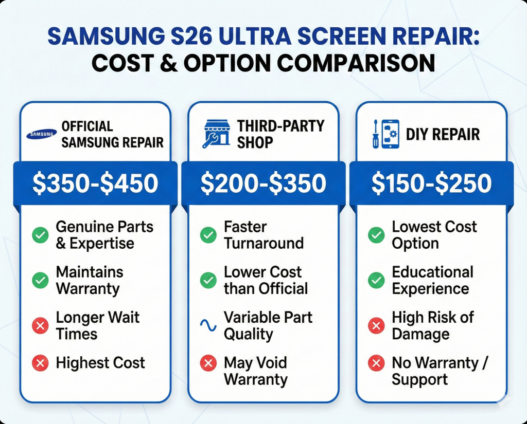 Samsung S26 Ultra Screen Fix