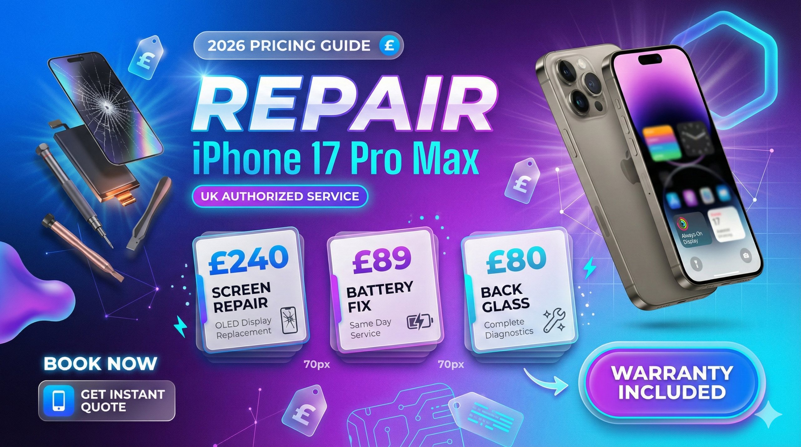 iPhone 17 Pro Max Repair Cost